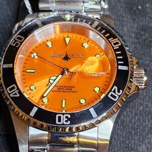 Chase Durer Men's Dive Watch Orange Dial CDW-0125
